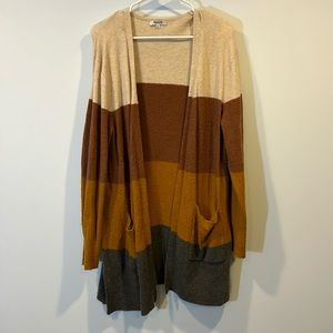 Madewell Ryder Stripe Cardigan Colorblock